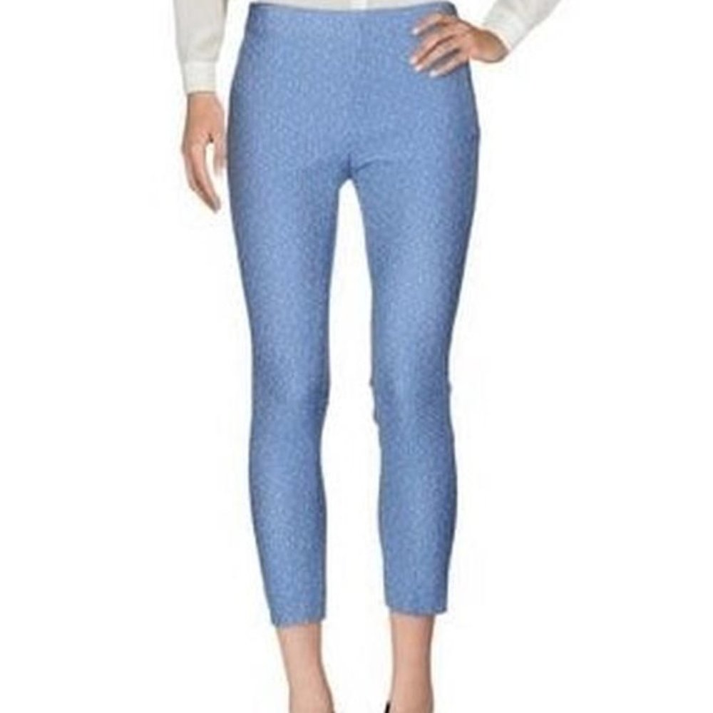 NWT Bruno Manetti Italian High Waisted Side Zip Flat Front Slim Pants Size 4 42